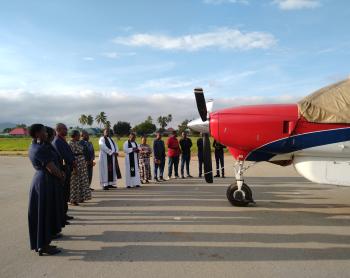  Kilimatinde safari pastors blessings the Caravan for future operations.