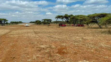 Olemilei airstrip in Malambo, Tanzania.