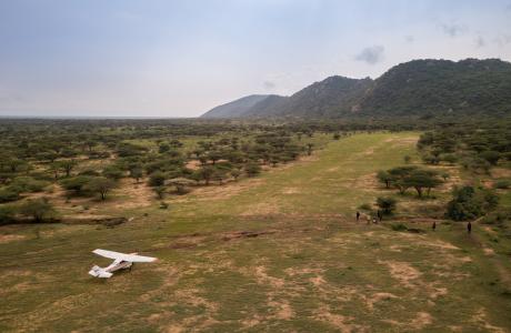 airstrip in Tanzania