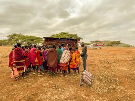 Mothers patiently anticipating their turn for assessment during the clinic.