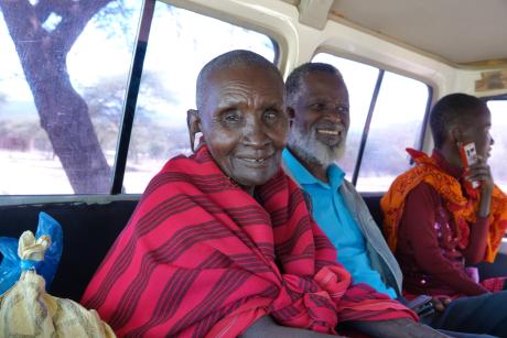Ngoita in the car
