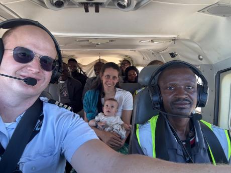 MAF staff travelling to Malambo to join the celebrations