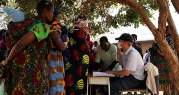 Pilot helping with medical safari in Haydom